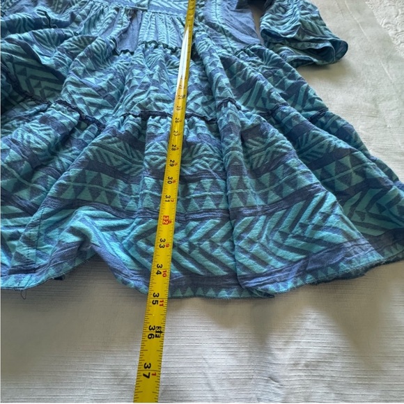 Devotion TWINS Blue Patterned Mini Dress - Picture 12 of 13